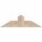 Ekena Millwork Portland Smooth Timber Gable Bracket, Douglas Fir, 36"W x 10"H x 3 1/2"D x 5 1/2"F, 7/12 Pitch GBW036X10X0406POR00SDF - alternate 1